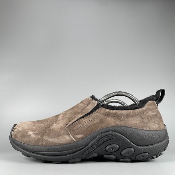 Womens 11 Mens 9.5 Merrell Jungle Moc Gunsmoke Suede Comfort Shoe Casual Loafers